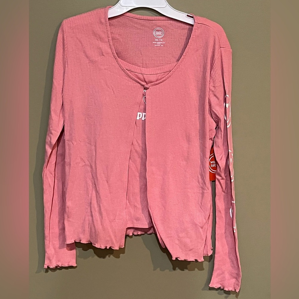 Pink 2PC Long Sleeve/tank set PICK 3/$15.00